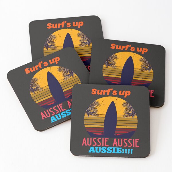 Item preview, Aussie Aussie Aussie Surf Tee designed and sold by wombathole.