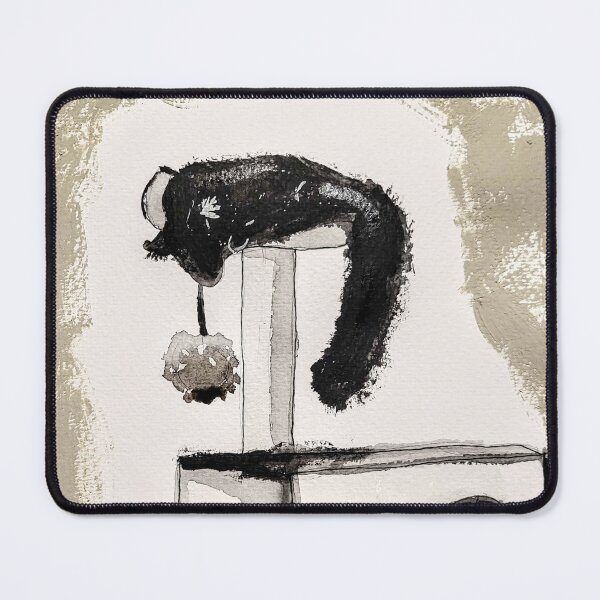 Item preview, Ismark- Black Kitten Asleep On Cat Tree designed and sold by Cinderpaw1.