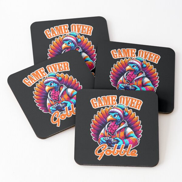 Item preview, Stylized Hoodie Turkey Gamer with Distressed Orange Font designed and sold by SplashTastic.