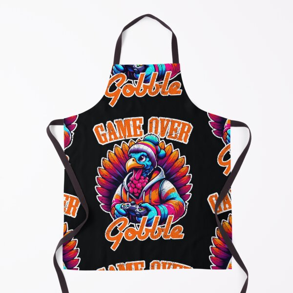 Item preview, Stylized Hoodie Turkey Gamer with Distressed Orange Font designed and sold by SplashTastic.