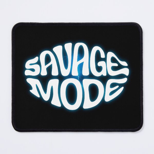 Item preview, Savage Mode Glowing Typography Retro Psychedelic Design designed and sold by shaswag.
