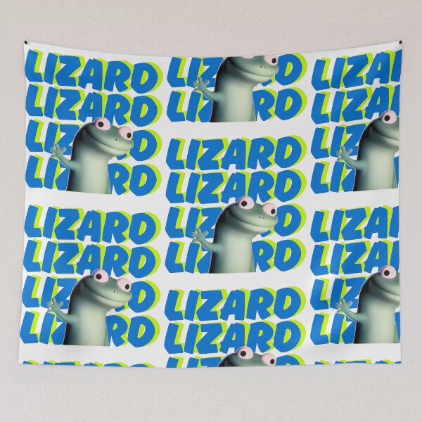 Item preview, Lizard Meme – Retro T-Shirt, Sticker for Meme Lovers designed and sold by FlipFlop7.