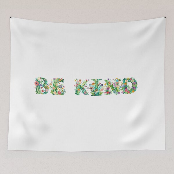 Item preview, Be kind Always choose kindness a motivational saying - delightful floral flowers designed and sold by SkeletonsDanger.