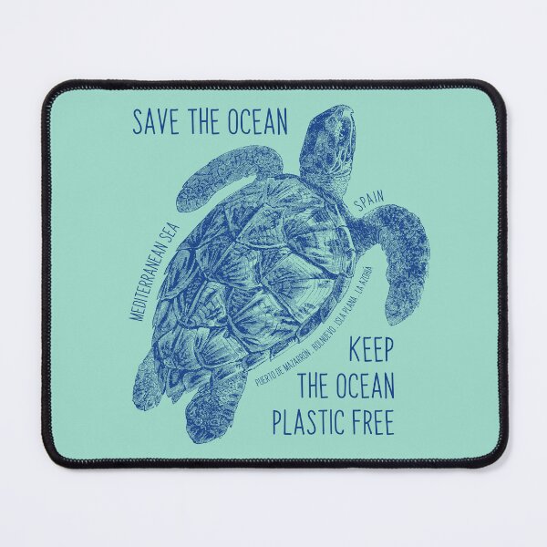 Item preview, Sea Turtle in Blue designed and sold by mzrn-souvenirs.