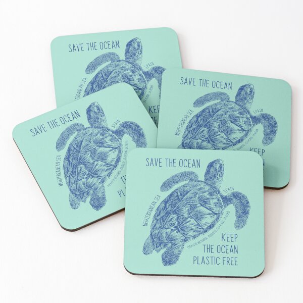 Item preview, Sea Turtle in Blue designed and sold by mzrn-souvenirs.
