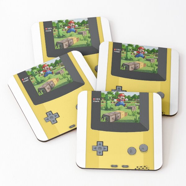 Item preview, Super Mario Bros. x Minecraft | Videojuegos Retro Crossover | Consola de Juegos Antigua Merch Gamer designed and sold by GeekArtUniverse.