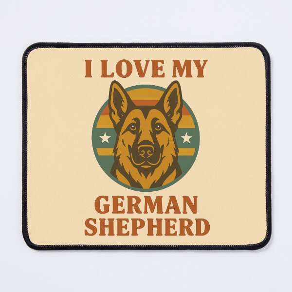Item preview, German Shepherd – Loyal, Intelligent & Courageous Working Dog designed and sold by TheWonkyEaselCo.