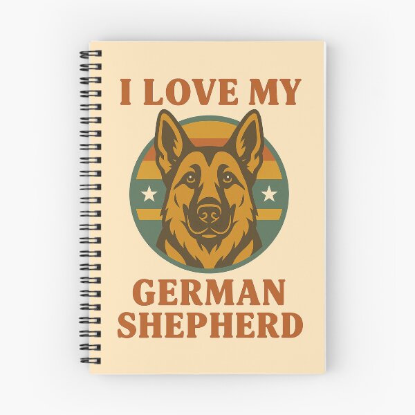 Item preview, German Shepherd – Loyal, Intelligent & Courageous Working Dog designed and sold by TheWonkyEaselCo.