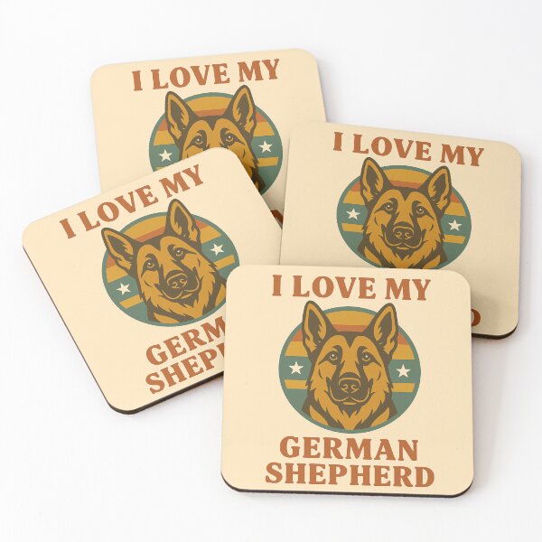 Item preview, German Shepherd – Loyal, Intelligent & Courageous Working Dog designed and sold by TheWonkyEaselCo.