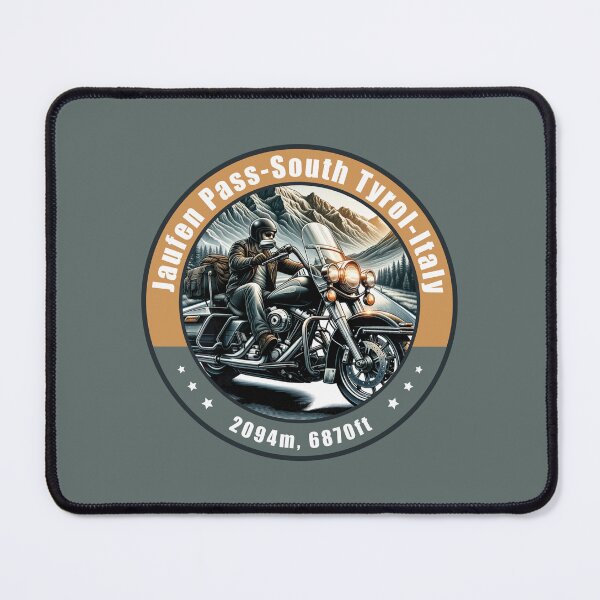 Item preview, Jaufen Pass Italy Vintage Motorcycling Design designed and sold by CynthiaGraphics.
