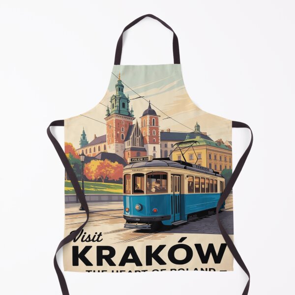Item preview, Visit Kraków, Poland - Vintage Travel Poster designed and sold by Timeless Design.