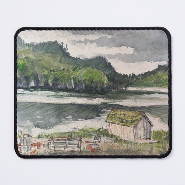 Item preview, The boathouse at the N designed and sold by AdirondackArtist.