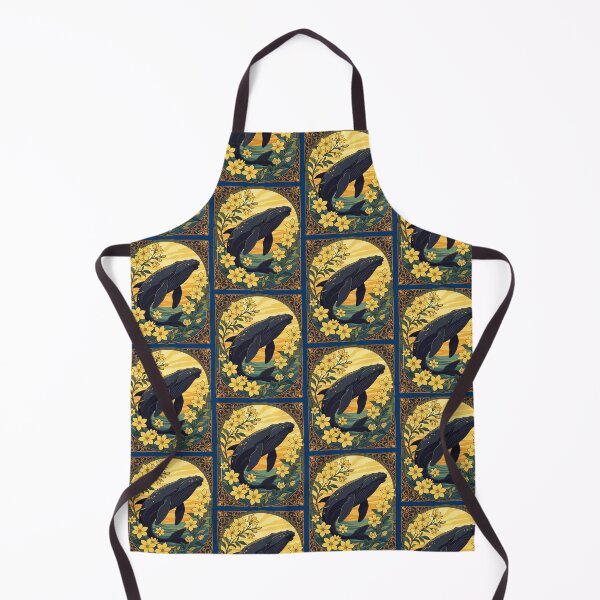 Item preview, North Atlantic Right Whale And Jasmine Flowers designed and sold by taiche.