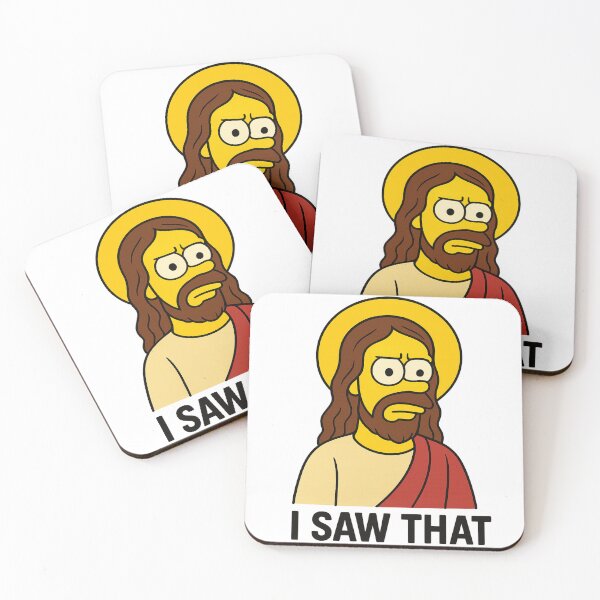 Item preview, The Simpson STYLE Jesus Saw That (And He's Judging) designed and sold by DibujandoPorfa.