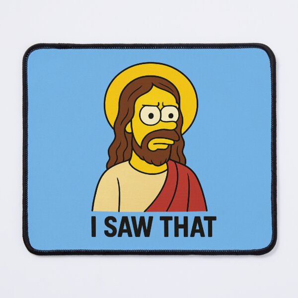 Item preview, The Simpson STYLE Jesus Saw That (And He's Judging) designed and sold by DibujandoPorfa.