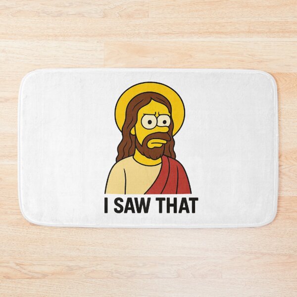 Item preview, The Simpson STYLE Jesus Saw That (And He's Judging) designed and sold by DibujandoPorfa.