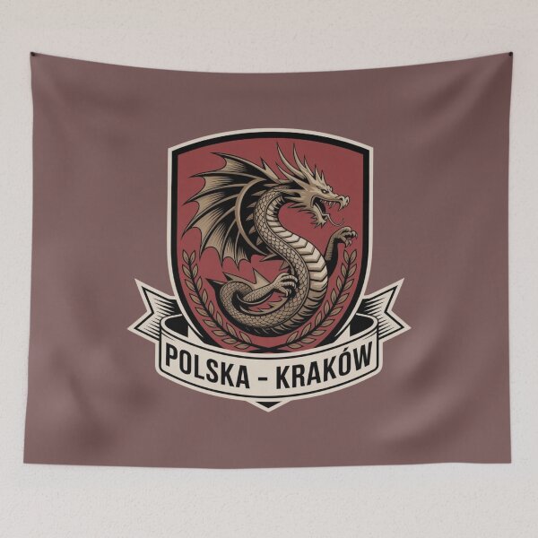 Item preview, Polska Krakow Heraldic Design – Wawel Dragon Emblem  designed and sold by Timeless Design.