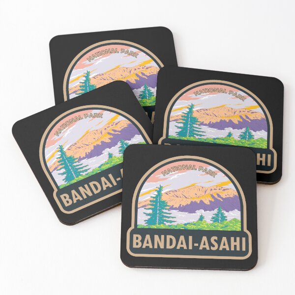 Item preview, Bandai Asahi National Park Japan Travel Art designed and sold by KrisSidDesigns.