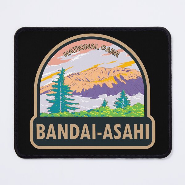 Item preview, Bandai Asahi National Park Japan Travel Art designed and sold by KrisSidDesigns.