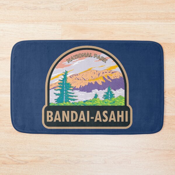 Item preview, Bandai Asahi National Park Japan Travel Art designed and sold by KrisSidDesigns.