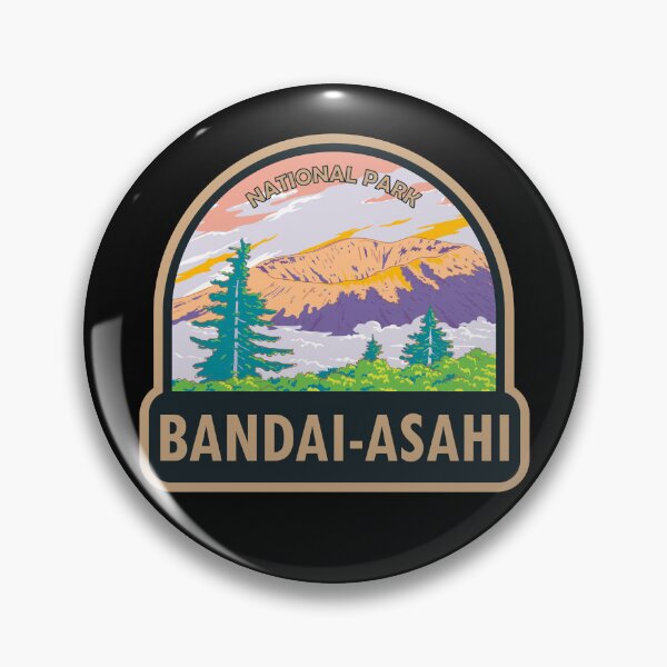 Item preview, Bandai Asahi National Park Japan Travel Art designed and sold by KrisSidDesigns.