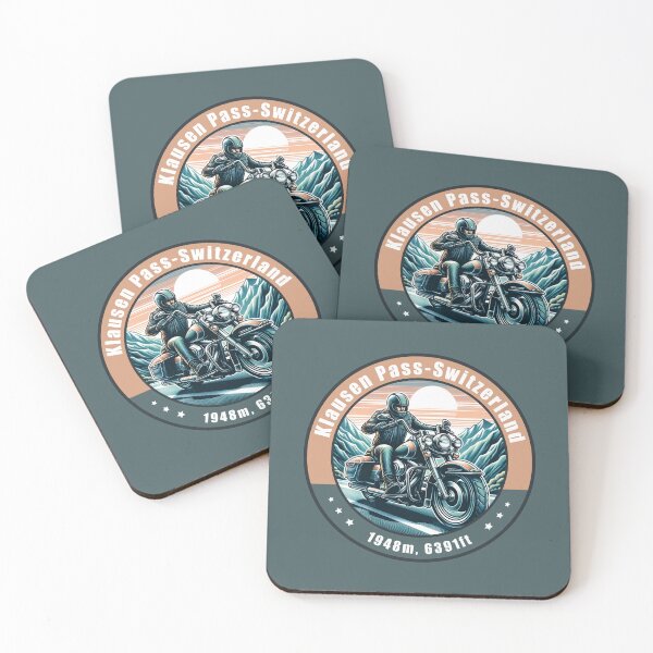 Item preview, Klausen Pass Switzerland Vintage Motorcycling Design designed and sold by CynthiaGraphics.