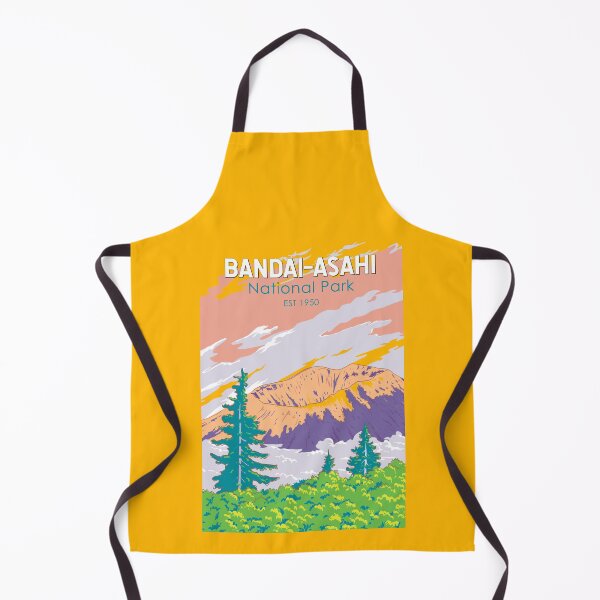 Item preview, Bandai Asahi National Park Japan Illustration Travel Art Vintage designed and sold by KrisSidDesigns.