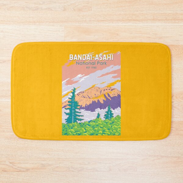 Item preview, Bandai Asahi National Park Japan Illustration Travel Art Vintage designed and sold by KrisSidDesigns.