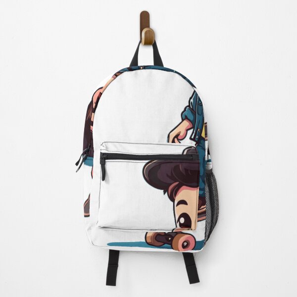 Item preview, Cute Cartoon Boy on Skateboard - Youthful Street Style Illustration designed and sold by Royalsticker.