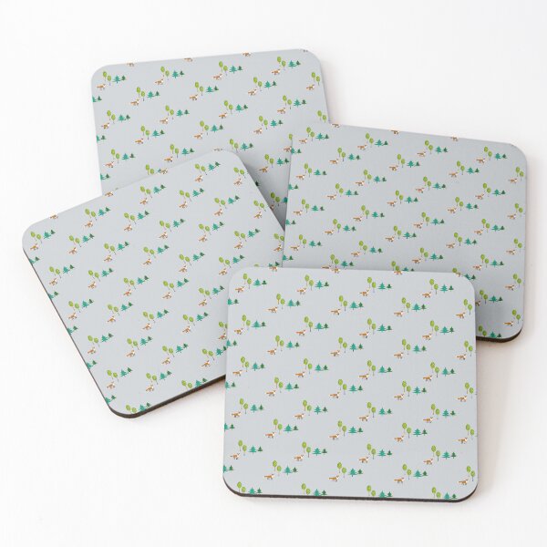 Item preview, Fox and trees pattern designed and sold by Marju Rose.