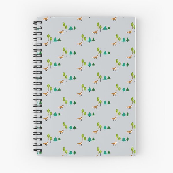 Item preview, Fox and trees pattern designed and sold by Marju Rose.