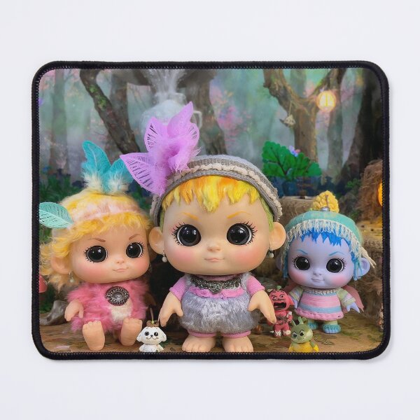 Item preview, Ugly Cute Fantasy Dolls | Quirky Toycore Character Art designed and sold by ChloeArt1995.