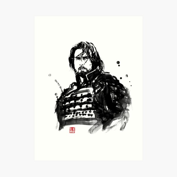 the last samurai Art Print