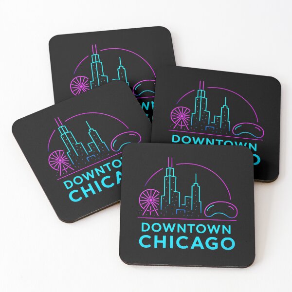 Item preview, Downtown Chicago Skyline designed and sold by Print On Demand HQ.