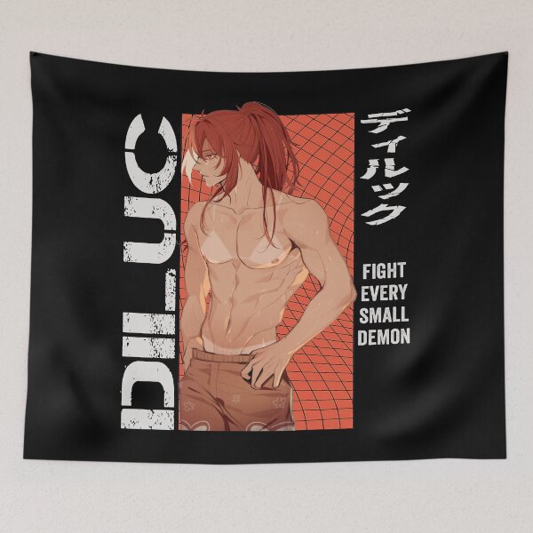 Item preview, Diluc - Genshin Impact designed and sold by AllanBealy.
