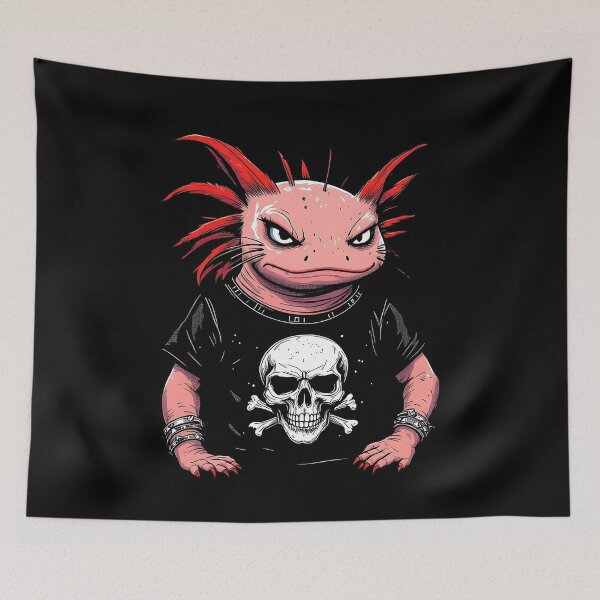 Item preview, cute Funny Men Goth Girls Emo Boy Gothic Emo Axolotl graphic designed and sold by BornBorn.