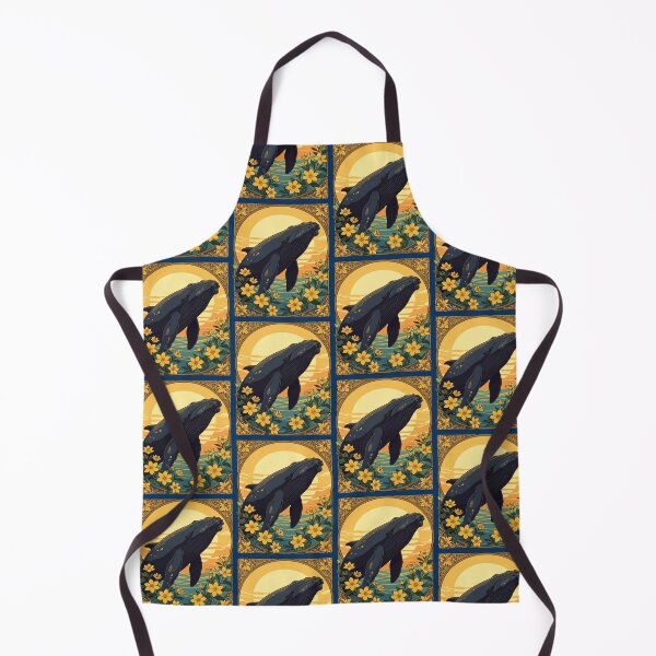Item preview, North Atlantic Right Whale And Yellow Jasmine Flowers designed and sold by taiche.