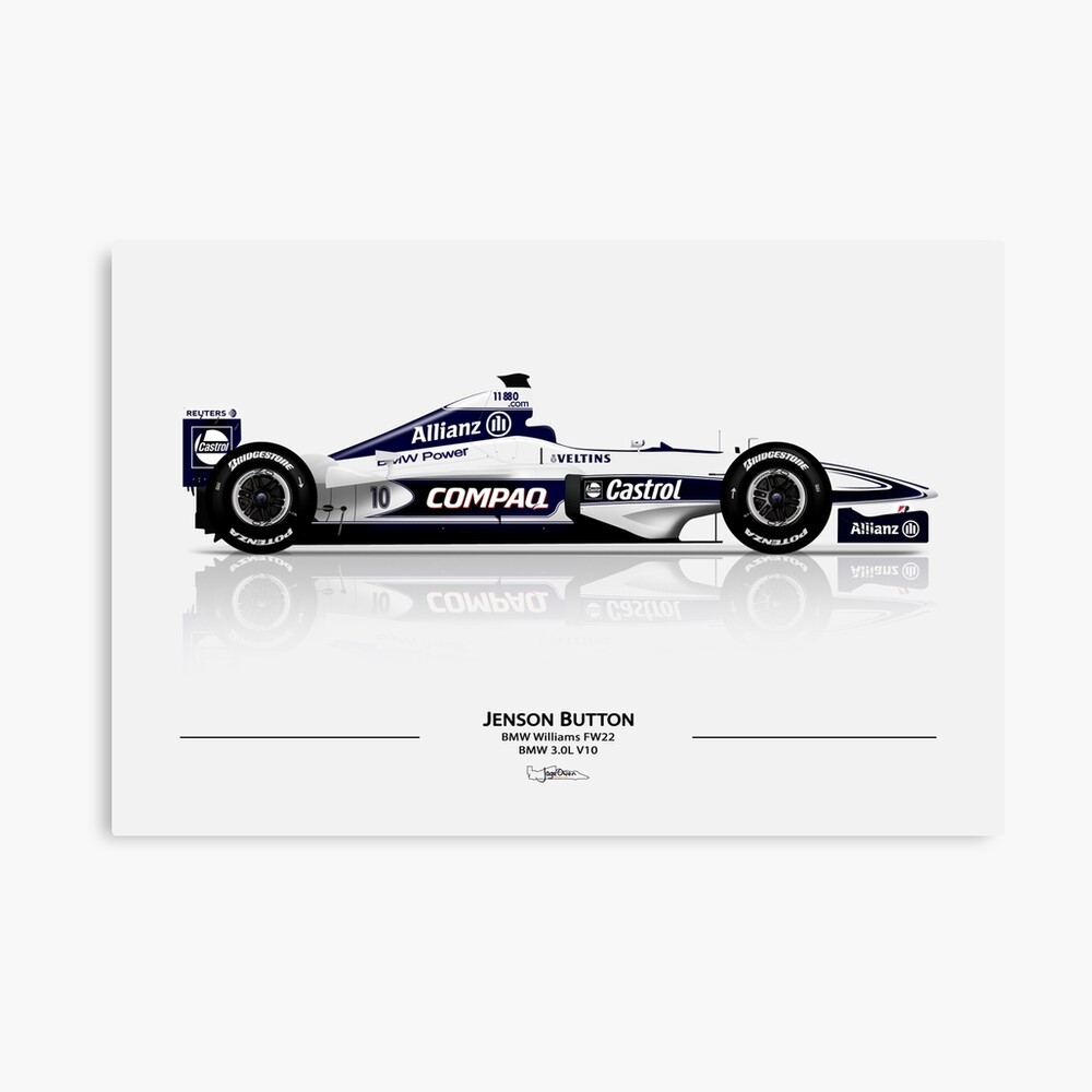 Jenson Button - Williams FW22 Art Print