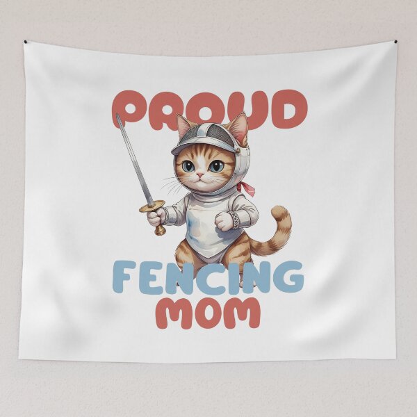 Item preview, Proud Fencing Mom designed and sold by I-wanna-T-shirt.
