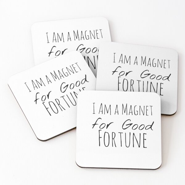 Item preview, I Am a Magnet for Good Fortune – Prosperity & Flow Affirmation designed and sold by Camila Ardila.