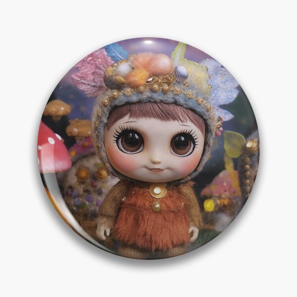Item preview, Ugly Cute Fantasy Doll | Enchanted Mushroom Forest Toycore Art designed and sold by ChloeArt1995.