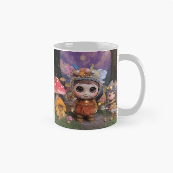 Item preview, Ugly Cute Fantasy Doll | Enchanted Mushroom Forest Toycore Art designed and sold by ChloeArt1995.