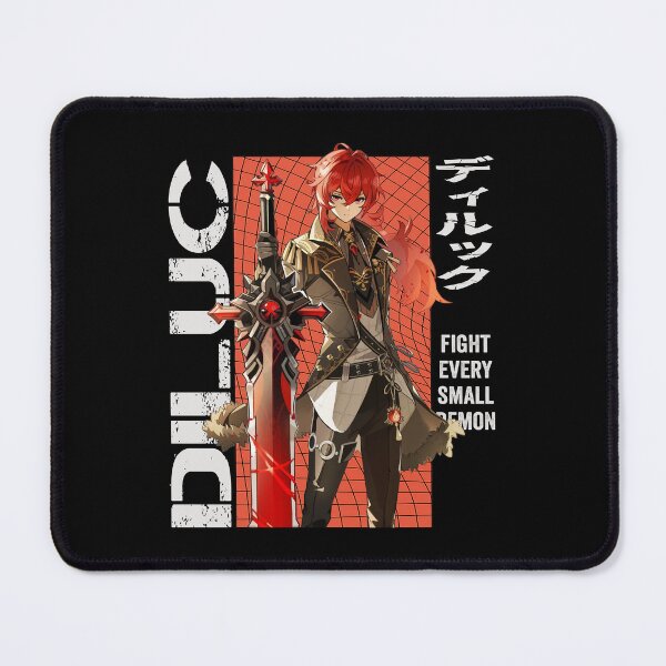 Item preview, Diluc - Genshin Impact designed and sold by AllanBealy.