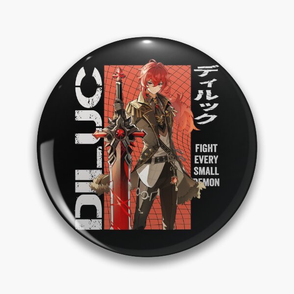 Item preview, Diluc - Genshin Impact designed and sold by AllanBealy.