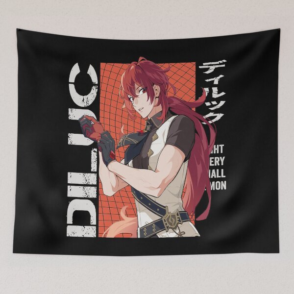 Item preview, Diluc - Genshin Impact designed and sold by AllanBealy.