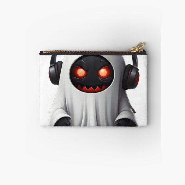 Item preview, A cute and edgy cartoon ghost character with a white sheet-like body and jagged bottom edge designed and sold by KuddusM.