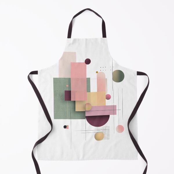 Item preview, Pastel Bauhaus Geometry – Minimal Abstract Shapes designed and sold by MooDigitalArt.