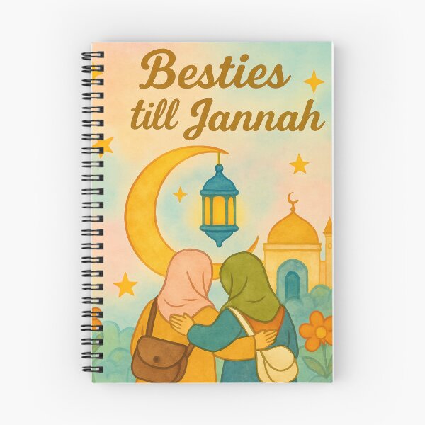 Item preview, Besties till Jannah - Islamic Friendship Art Design designed and sold by D-Islamic.