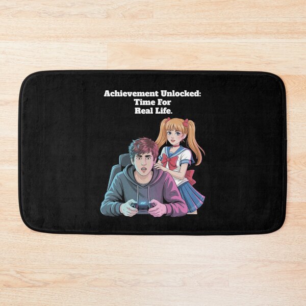 Item preview, Achievement Unlocked: Time For Real Life. designed and sold by signshirtz.