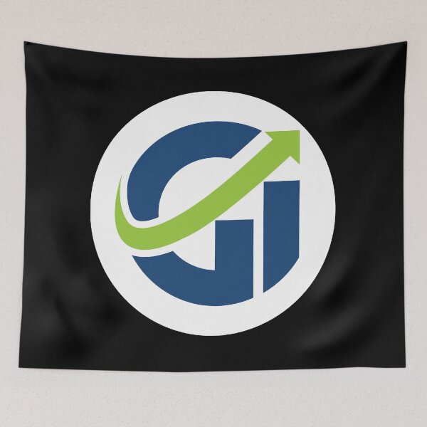 Item preview, Main Logo with White BG - For Dark Backgrounds designed and sold by Gym Insight.